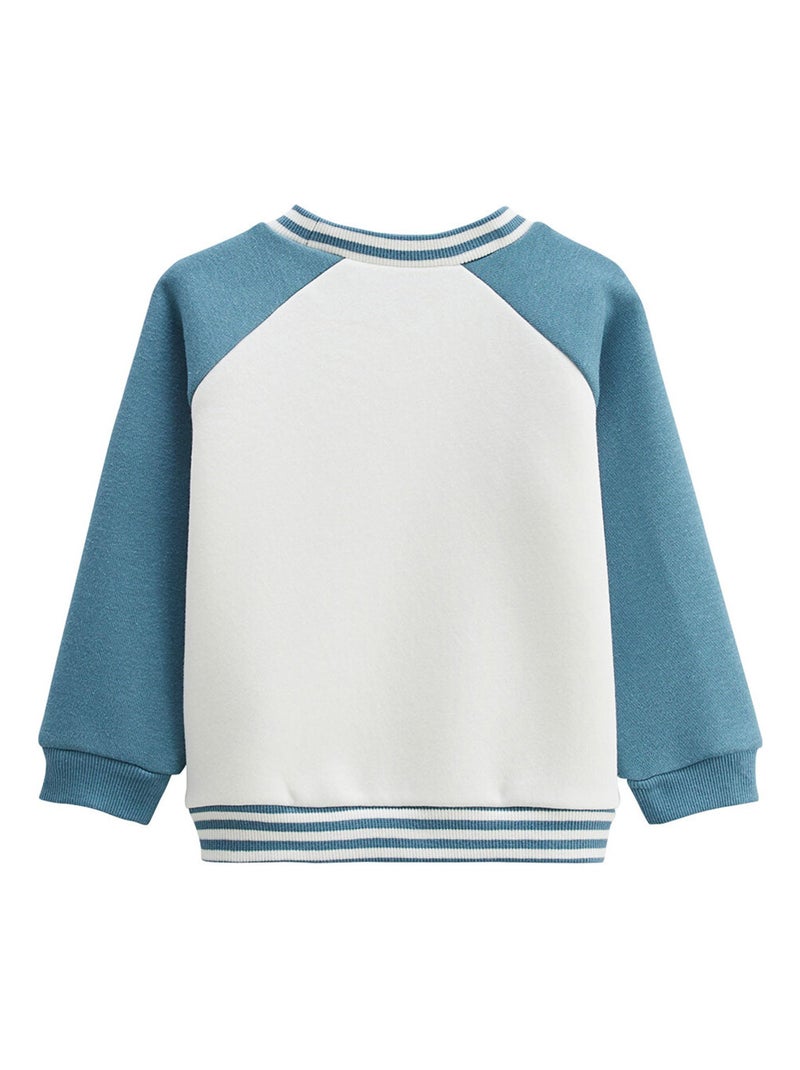 Ensemble enfant sweat et pantalon en molleton Tao Bleu - Kiabi