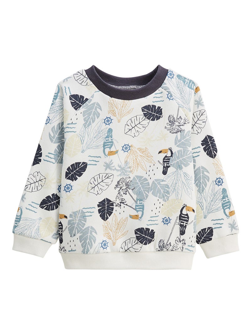 Ensemble enfant sweat et pantalon en molleton Touctouc Gris - Kiabi