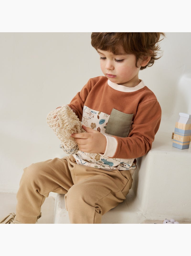 Ensemble enfant sweat et pantalon Kansas City Camel - Kiabi