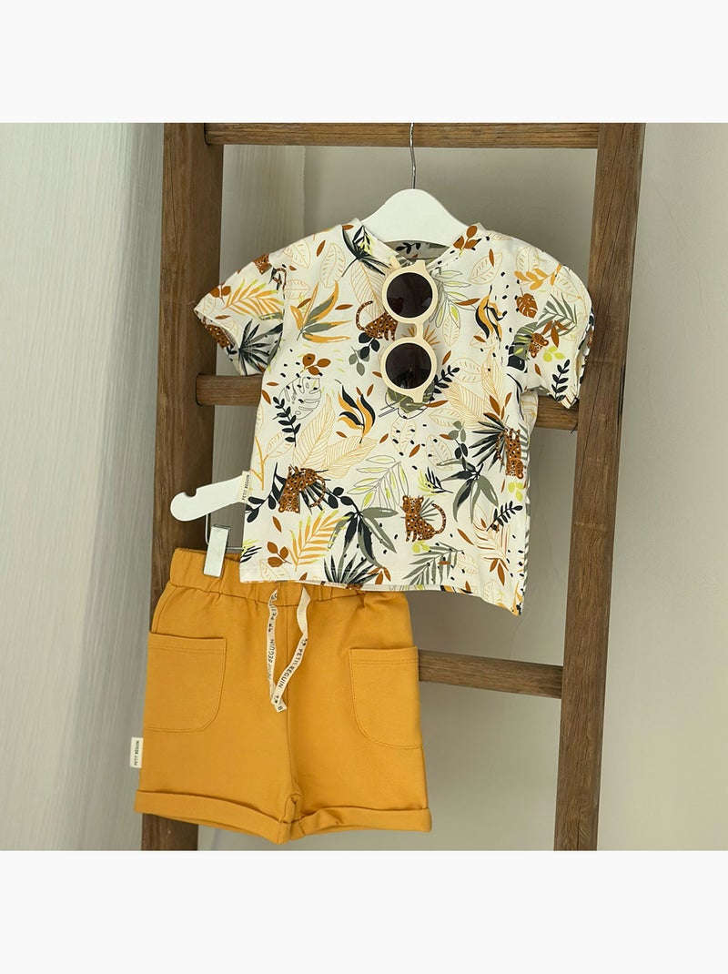 Ensemble enfant t Jaune - Kiabi