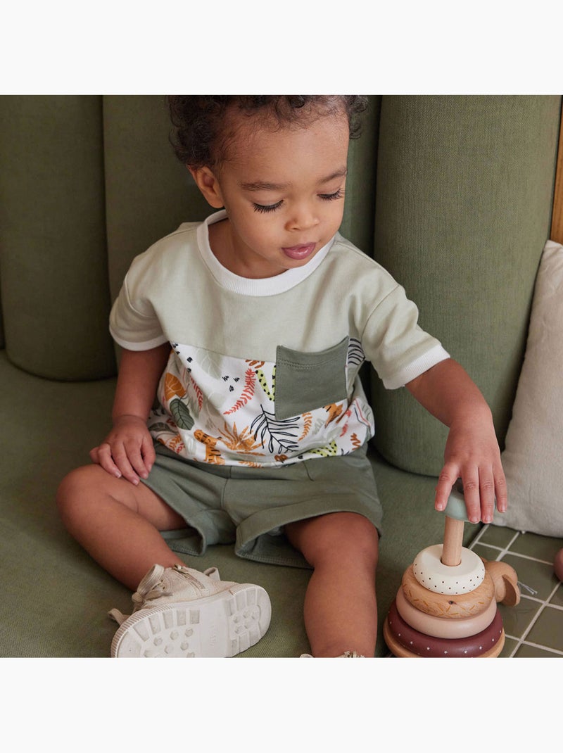 Ensemble enfant t Kaki - Kiabi