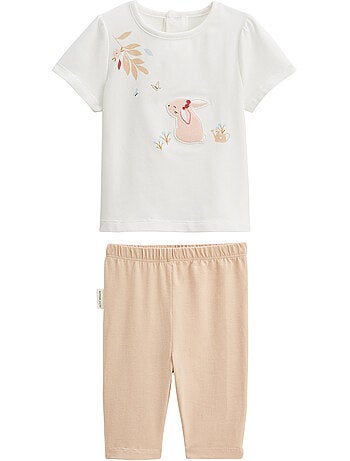 Ensemble enfant t-shirt et legging Praline