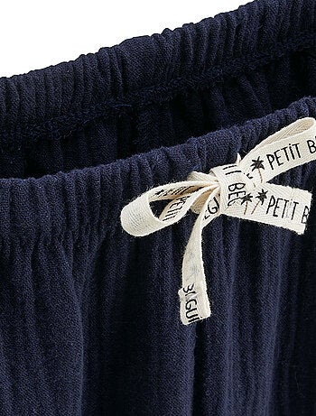 Ensemble enfant t-shirt et pantalon en gaze de coton Mexico