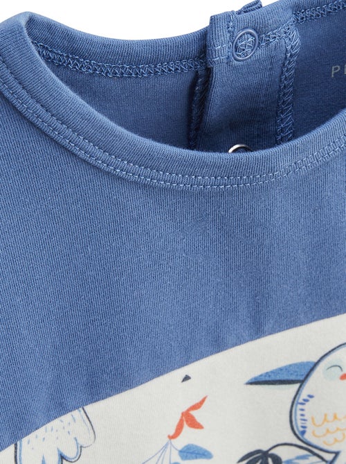 Ensemble enfant t-shirt et pantalon en gaze de coton Mexico - Kiabi