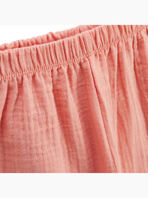 Ensemble enfant t-shirt et pantalon en gaze de coton Santa Giulia - Kiabi