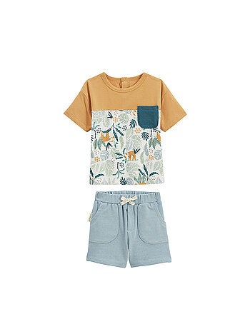 Ensemble enfant t-shirt et short Baroudeur