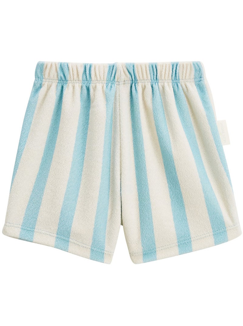 Ensemble enfant t-shirt et short en éponge Cayo coco Bleu - Kiabi