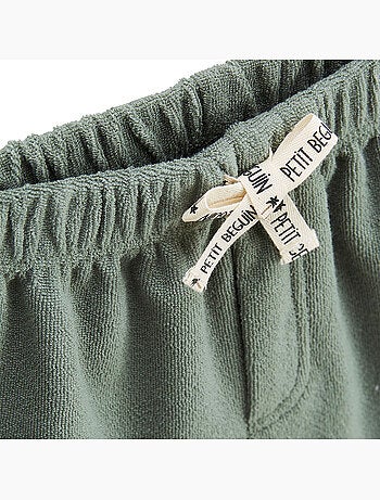 Ensemble enfant t-shirt et short en éponge Crocro rigolo