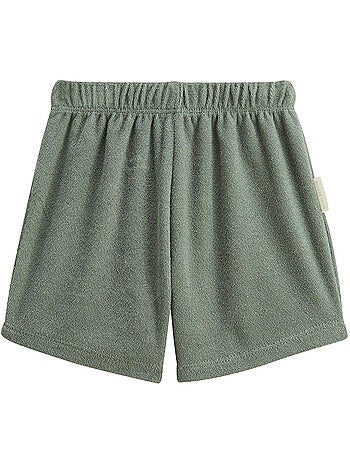 Ensemble enfant t-shirt et short en éponge Crocro rigolo