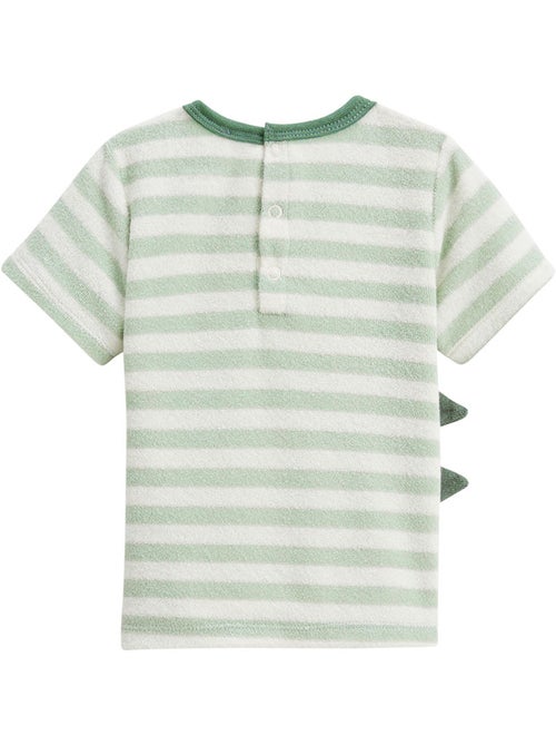 Ensemble enfant t-shirt et short en éponge Crocro rigolo - Kiabi