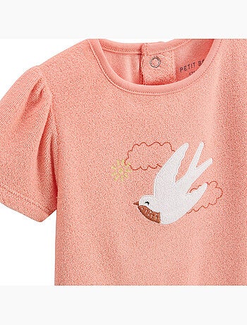 Ensemble enfant t-shirt et short en éponge Honfleur