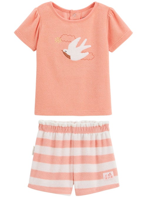 Ensemble enfant t-shirt et short en éponge Honfleur - Kiabi