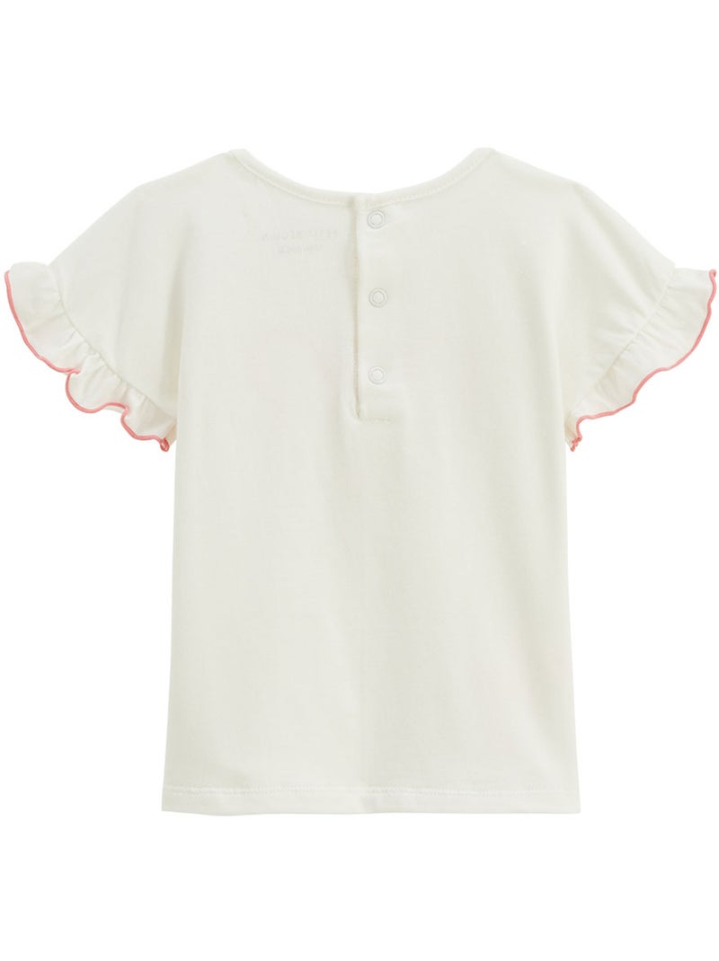 Ensemble enfant t-shirt et short en gaze de coton Anaelle Rose - Kiabi