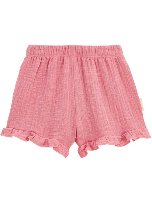 Ensemble enfant t-shirt et short en gaze de coton Anaelle - Kiabi