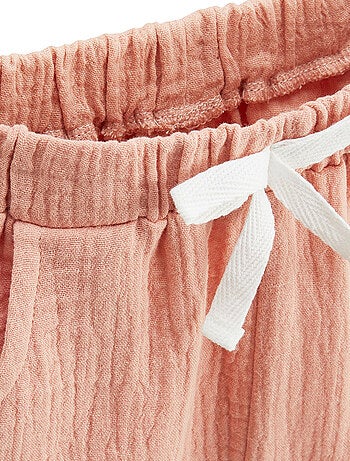 Ensemble enfant t-shirt et short en gaze de coton Fiesta