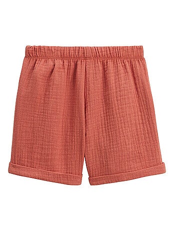 Ensemble enfant t-shirt et short en gaze de coton Liwa