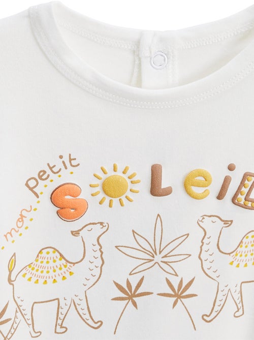 Ensemble enfant t-shirt et short en gaze de coton Liwa - Kiabi