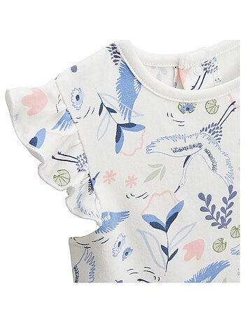 Ensemble enfant t-shirt et short en gaze de coton Tiana