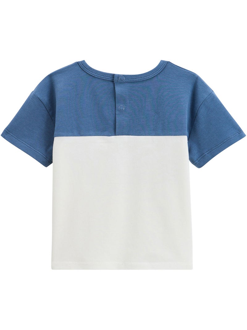 Ensemble enfant t-shirt et short en gaze de coton Toucana Bleu - Kiabi