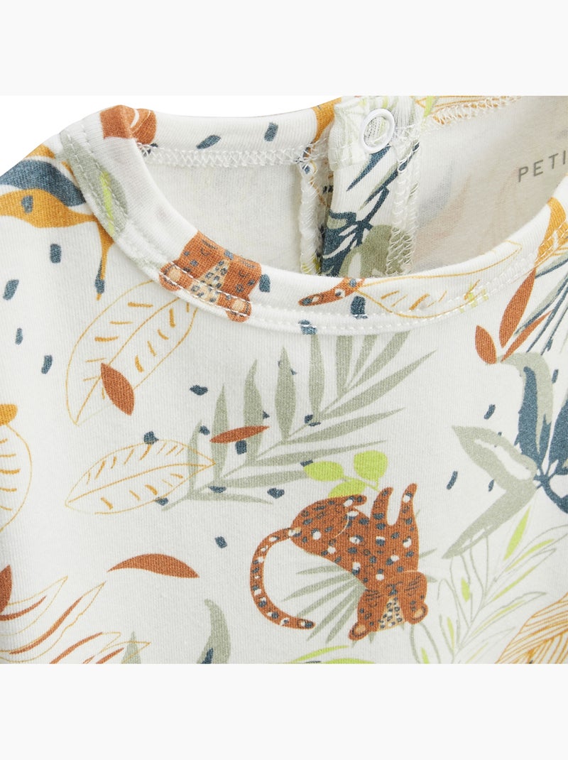 Ensemble enfant t-shirt et short Wakae Jaune - Kiabi