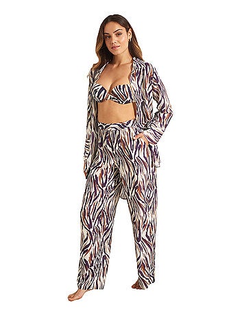 Ensemble estival pantalon chemise manches longues SERENGETI