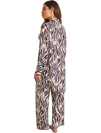 Ensemble estival pantalon chemise manches longues SERENGETI