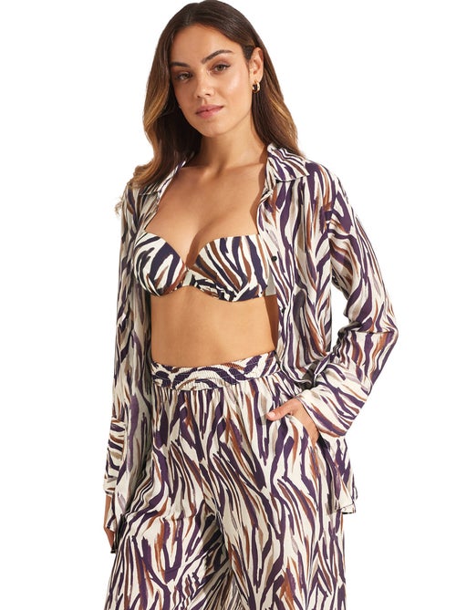 Ensemble estival pantalon chemise manches longues SERENGETI - Kiabi