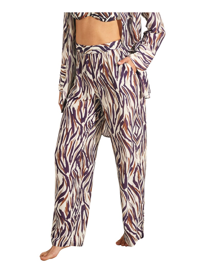 Ensemble estival pantalon chemise manches longues SERENGETI Ecru - Kiabi