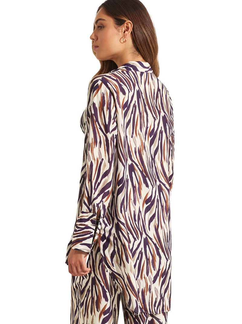 Ensemble estival pantalon chemise manches longues SERENGETI Ecru - Kiabi