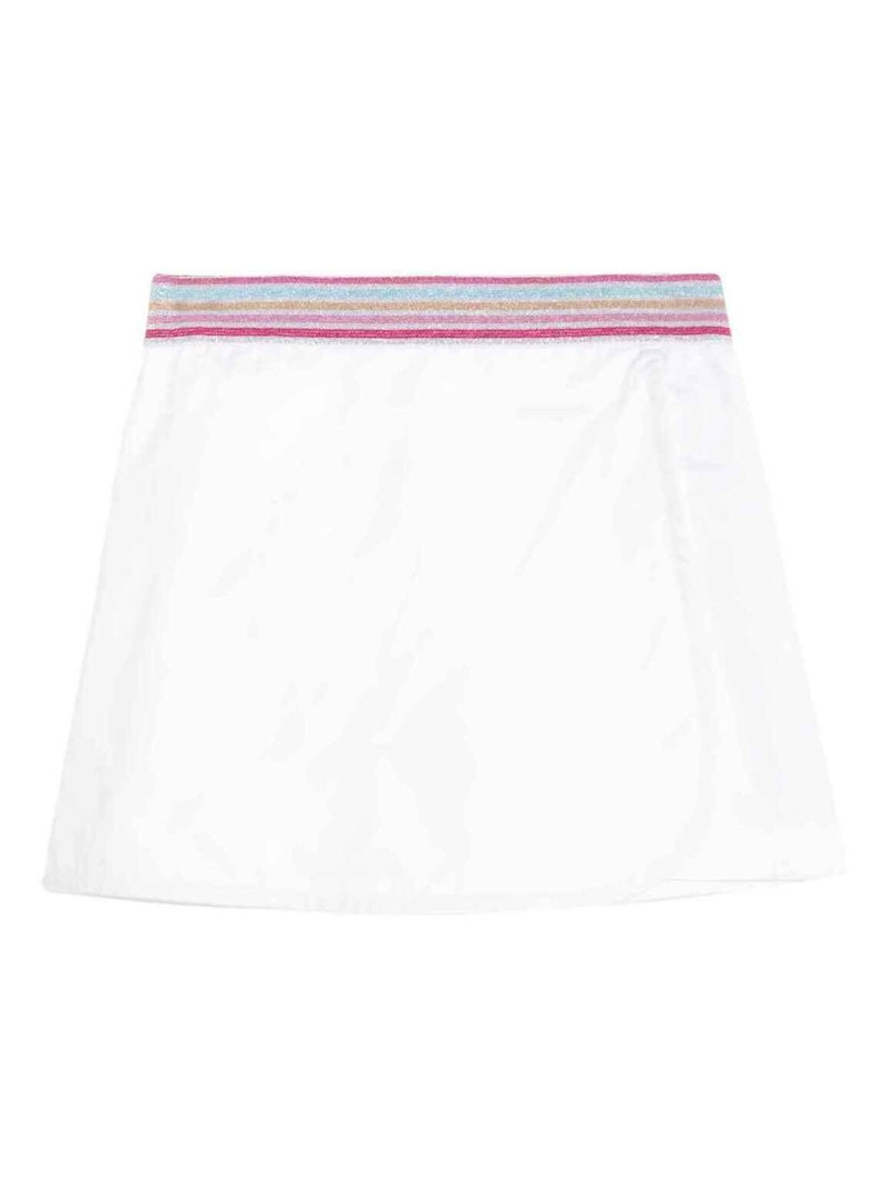 Ensemble Été   Blouse  Fleurie & Jupe Short White - La Faute à Voltaire Blanc Jaune - Kiabi