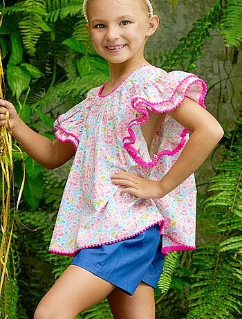 Ensemble Été Blouse & Jupe Short - La Faute à Voltaire