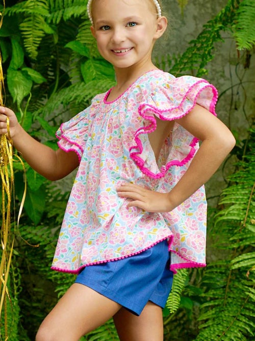 Ensemble Été   Blouse  & Jupe Short  - La Faute à Voltaire - Kiabi