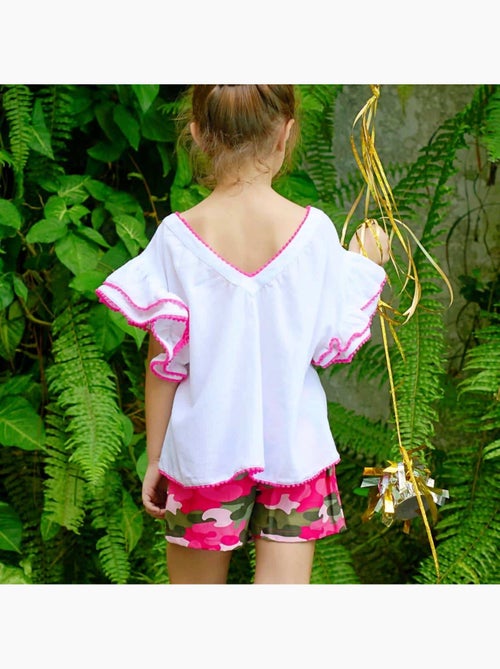 Ensemble Été   Blouse   & Jupe Short  et  - La Faute à Voltaire - Kiabi