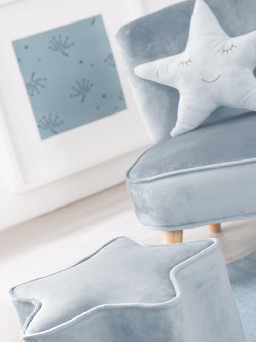 Ensemble fauteuil + pouf + coussin étoile 'Lil Sofa' ROBA - Kiabi