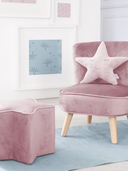 Ensemble fauteuil + pouf + coussin étoile 'Lil Sofa' ROBA - Kiabi