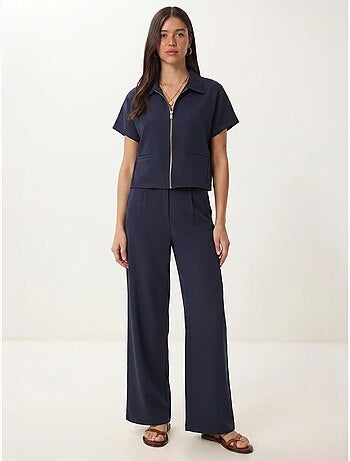 Ensemble femme gilet et pantalon large istanbul