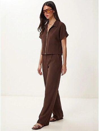 Ensemble femme gilet et pantalon large istanbul