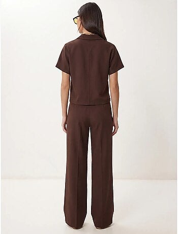 Ensemble femme gilet et pantalon large istanbul