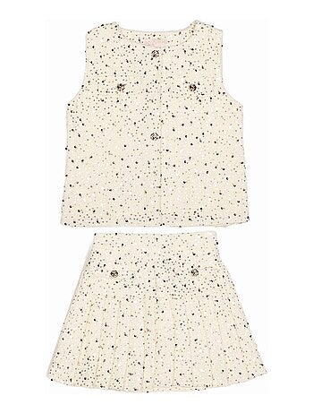 Ensemble fille chic ornée de paillettes