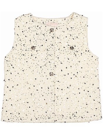 Ensemble fille chic ornée de paillettes