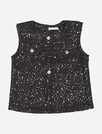 Ensemble fille chic ornée de paillettes