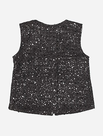 Ensemble fille chic ornée de paillettes