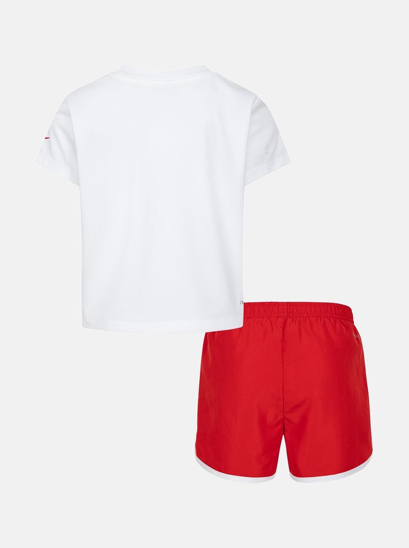 Ensemble fille Nike 2 pièces Blanc Rouge - Kiabi
