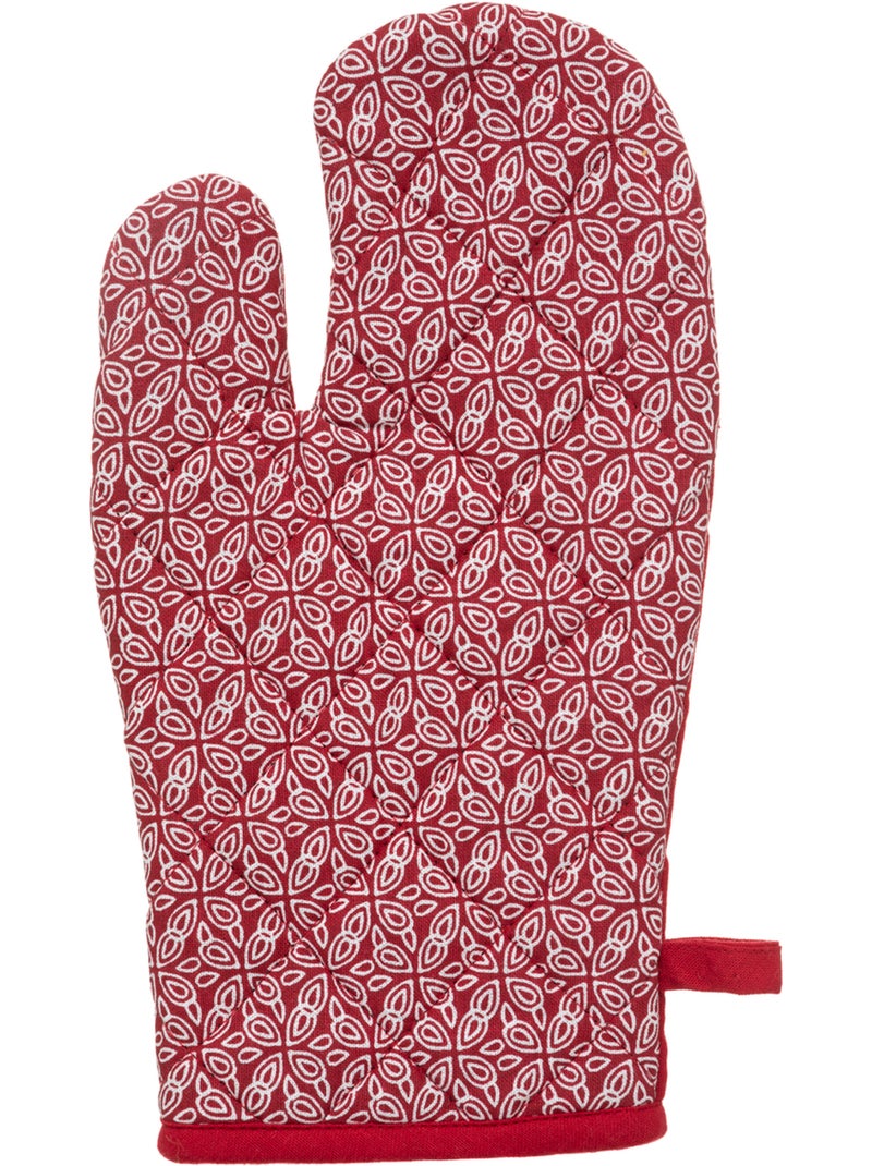 Ensemble gant et manique imprimés OLIA Rouge - Kiabi