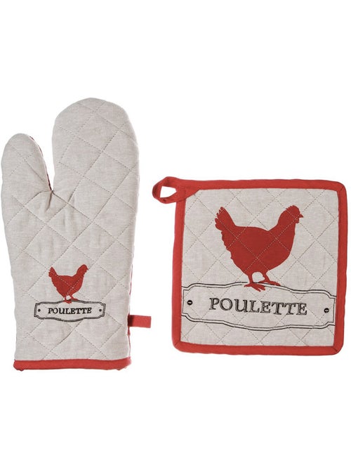 Ensemble gant et manique POULE - Kiabi