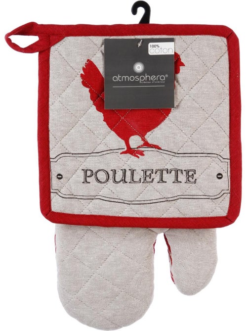 Ensemble gant et manique POULE - Kiabi