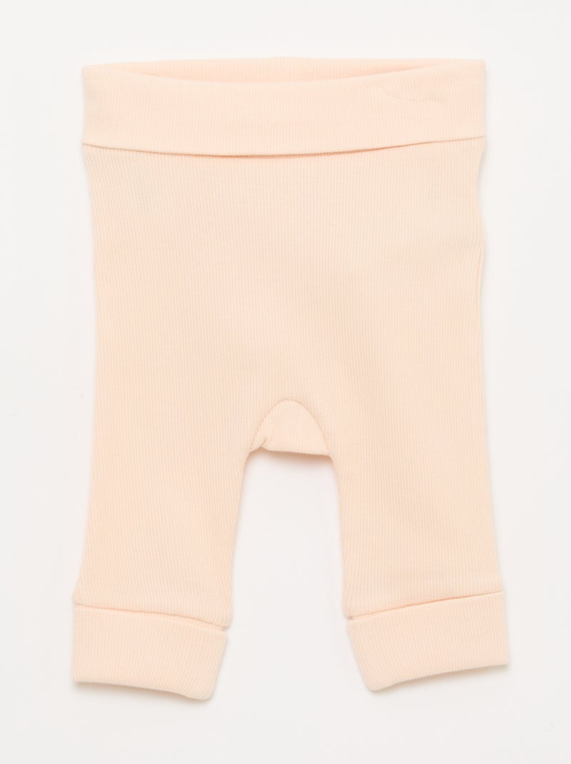 Ensemble gilet cache-cœur + legging - 2 pièces Rose - Kiabi
