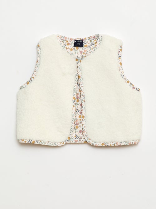 Ensemble gilet effet moutonné + t-shirt + legging - 3 pièces - Kiabi