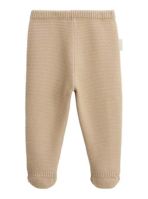 Ensemble gilet et pantalon avec pieds bébé en tricot Hello Baby - Kiabi