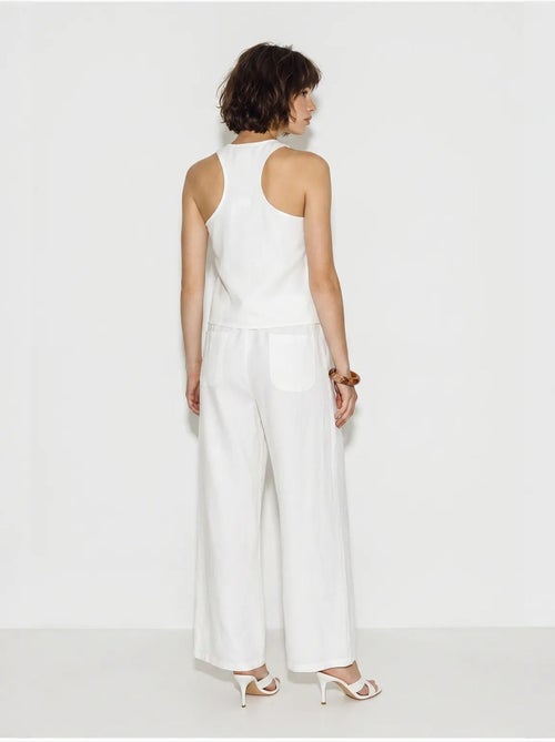 Ensemble gilet et pantalon large en coton lucci - Kiabi